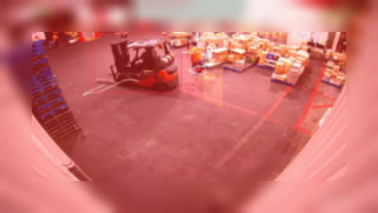 Forklift Operations at Warehouse